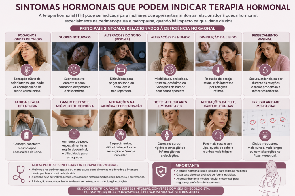 Mulher com sintomas hormonais da menopausa como cansaço e brain fog